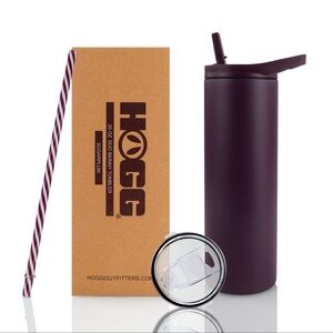 20oz POWDER COATED DUO SKINNY TUMBLER SUGA PLUM